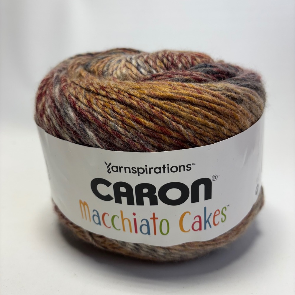 Caron Macchiato Cakes Yarn 8oz Boundless New Bulky Wool Blend 481 yds skein